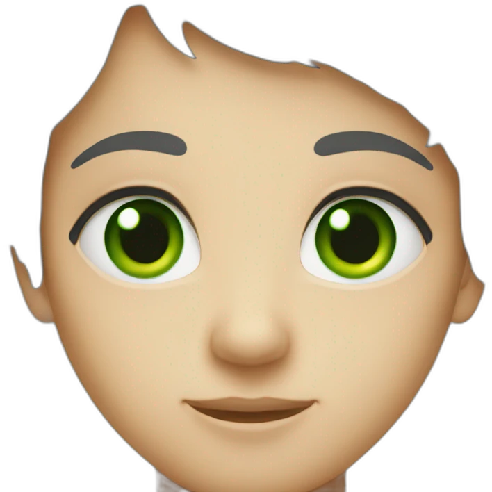 Green eyes emoji