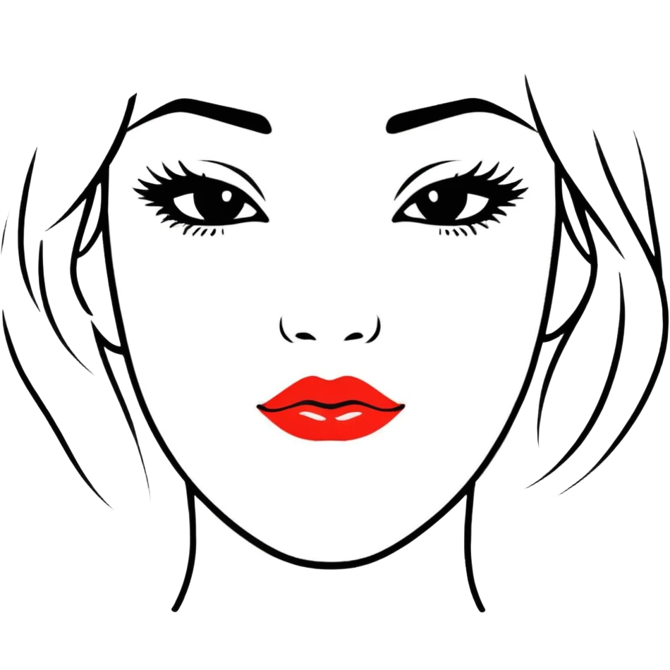Kiss lips emoji