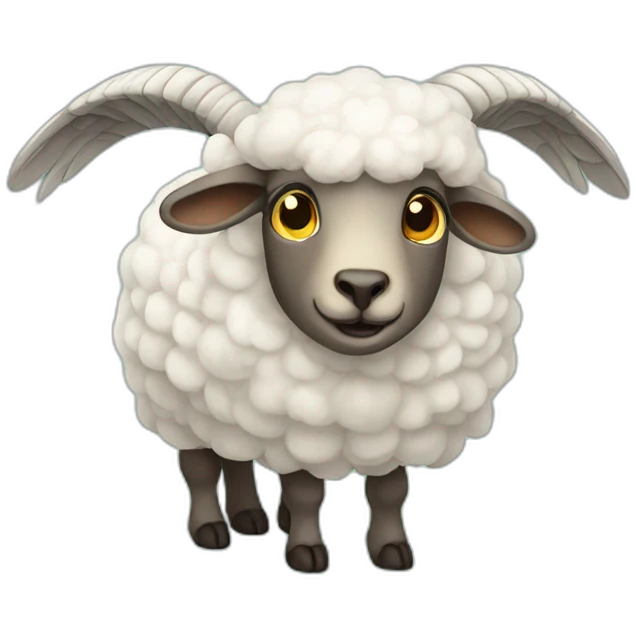 Winged Sheep emoji