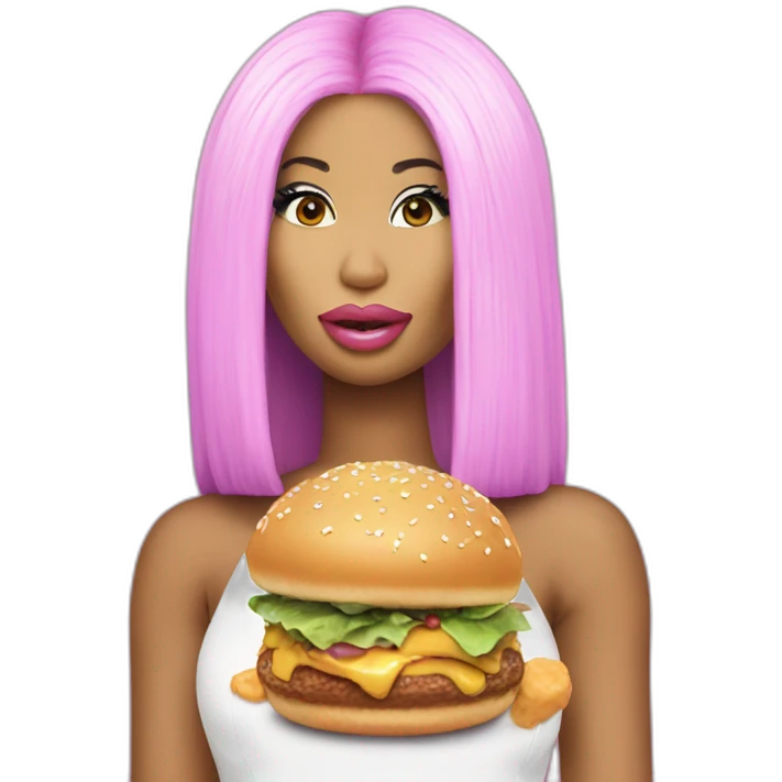 Nicki minaj eat lc donald emoji