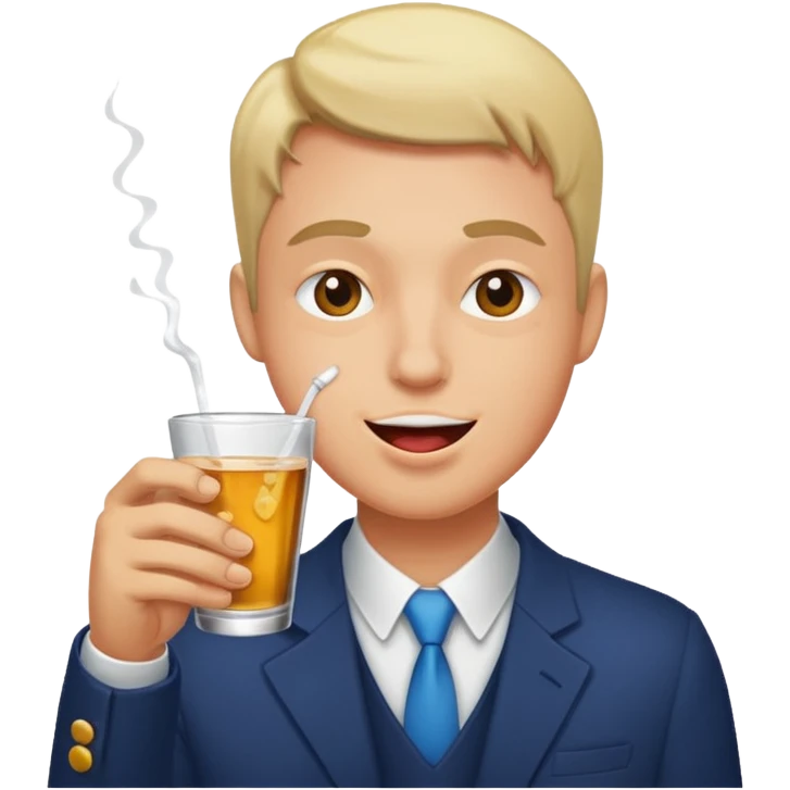 Drinking shots emoji