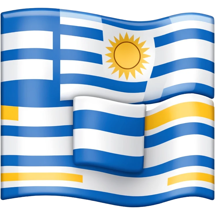 Bandera de Paysandú Uruguay emoji