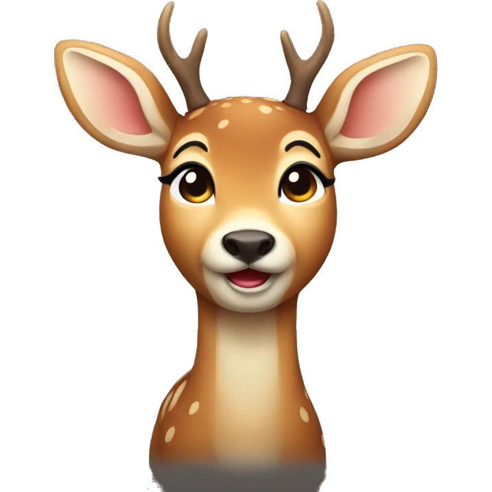 Cute deer emoji