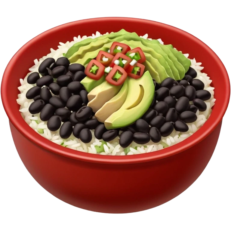 Chipotle bowl emoji