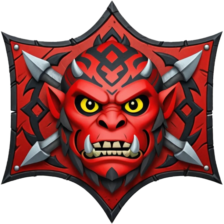 orc war banner emblem emoji