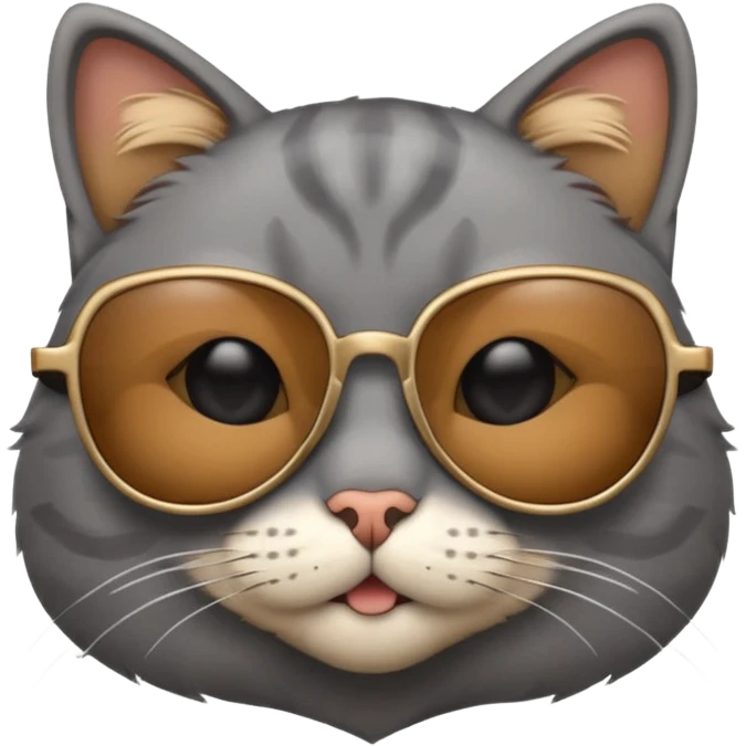 Cat wearing sunglasses emoji