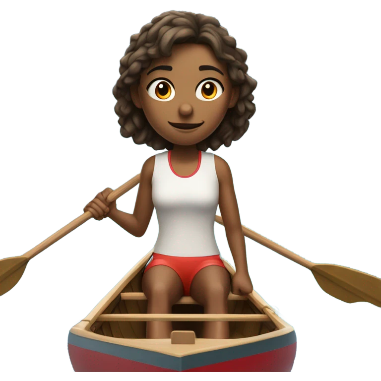 Girl rowing crew  emoji