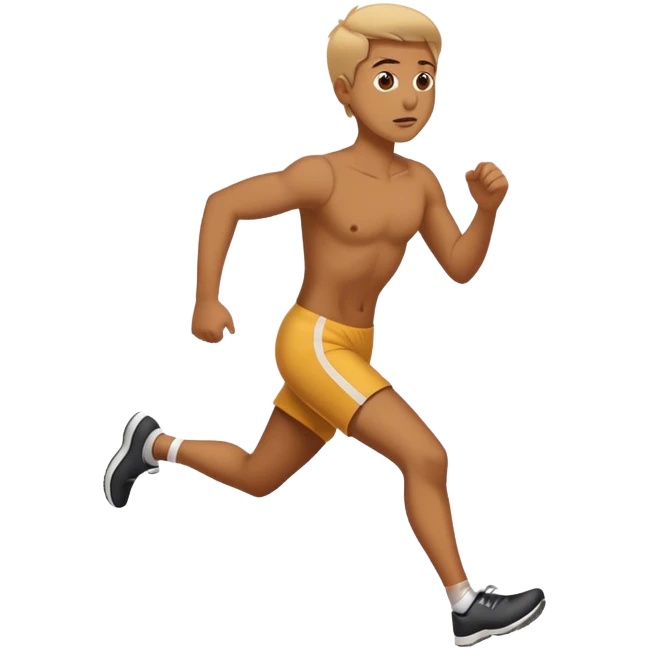 Running away emoji