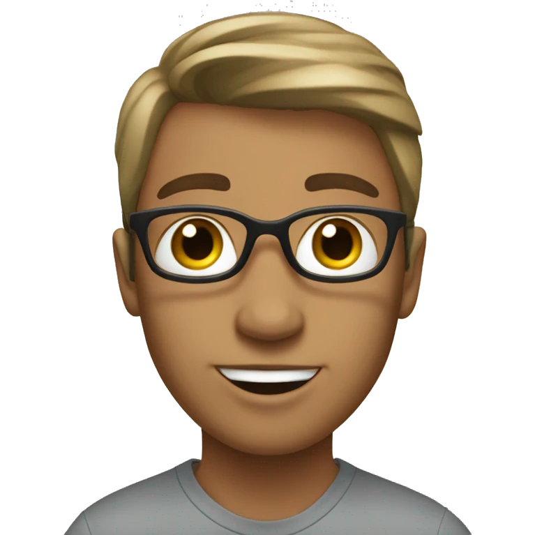 Me in a vision center  emoji