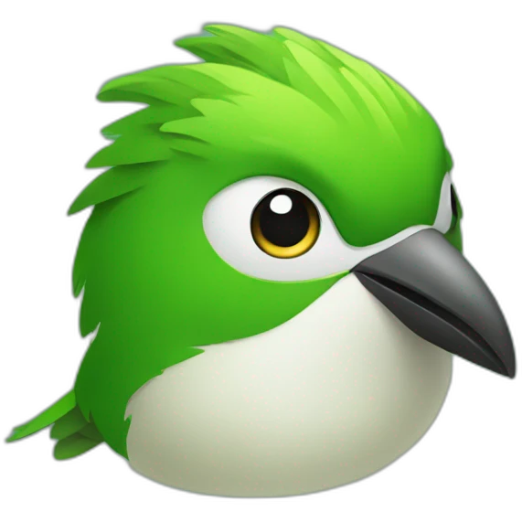bird green emoji
