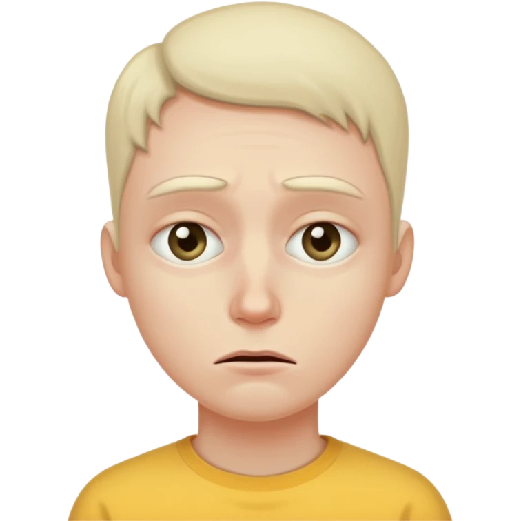 una persona que no se siente bien  emoji
