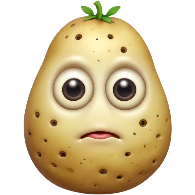 many eyeballs potato creature  emoji