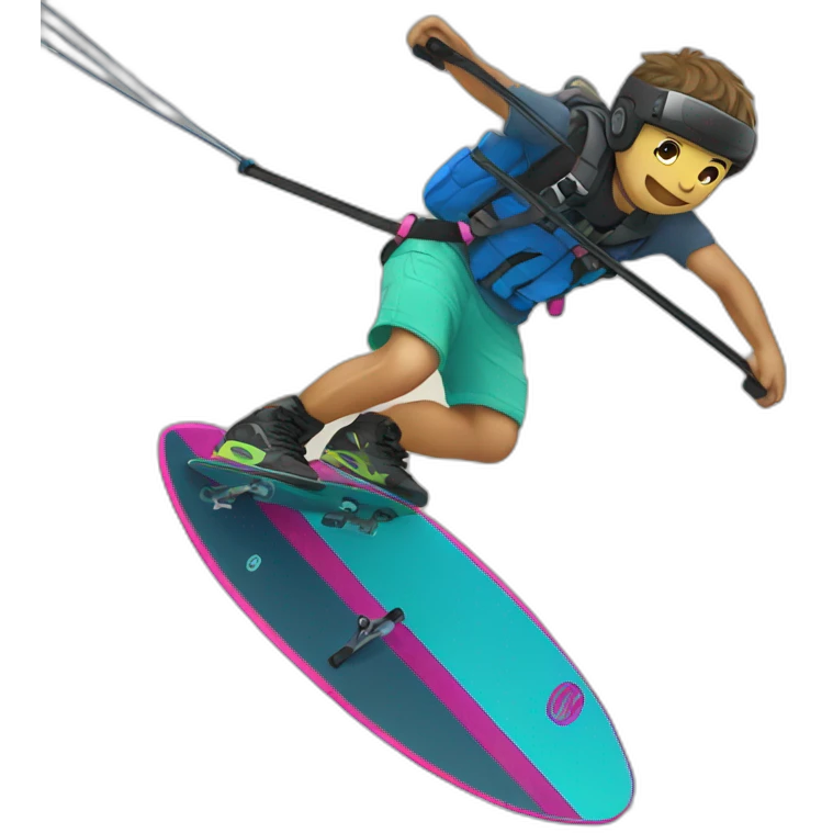 Wake board emoji