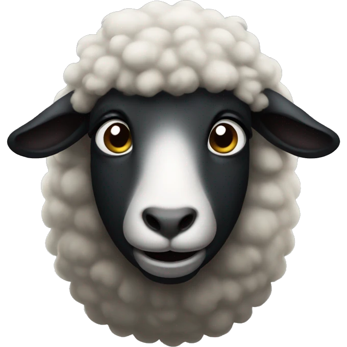 Black sheep emoji