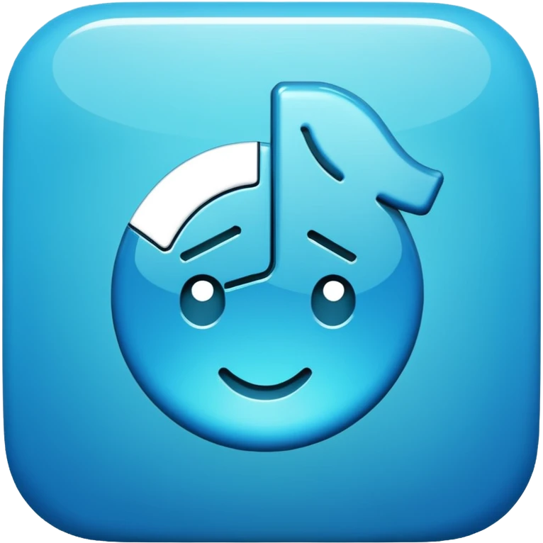 Mavi tik TikTok  emoji