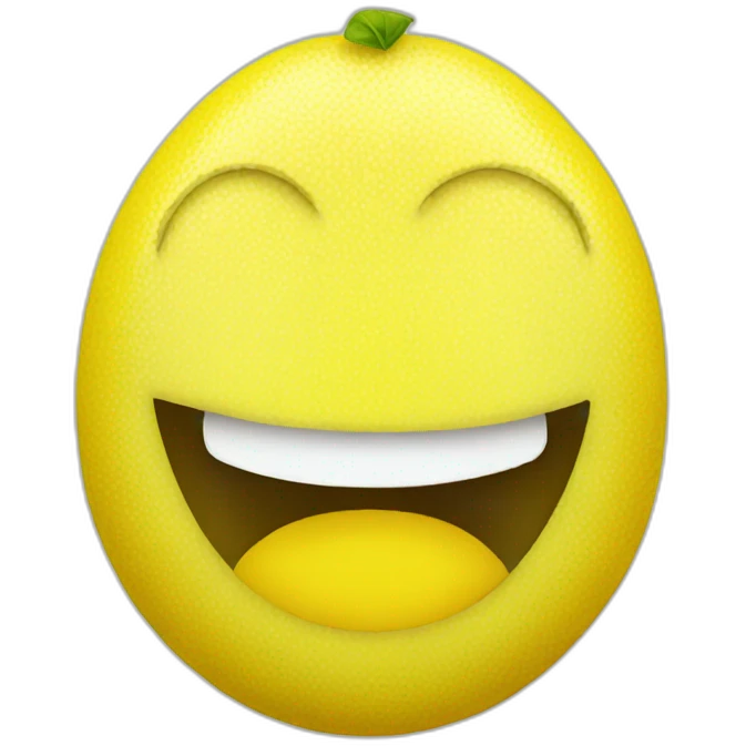 lemon-smile emoji