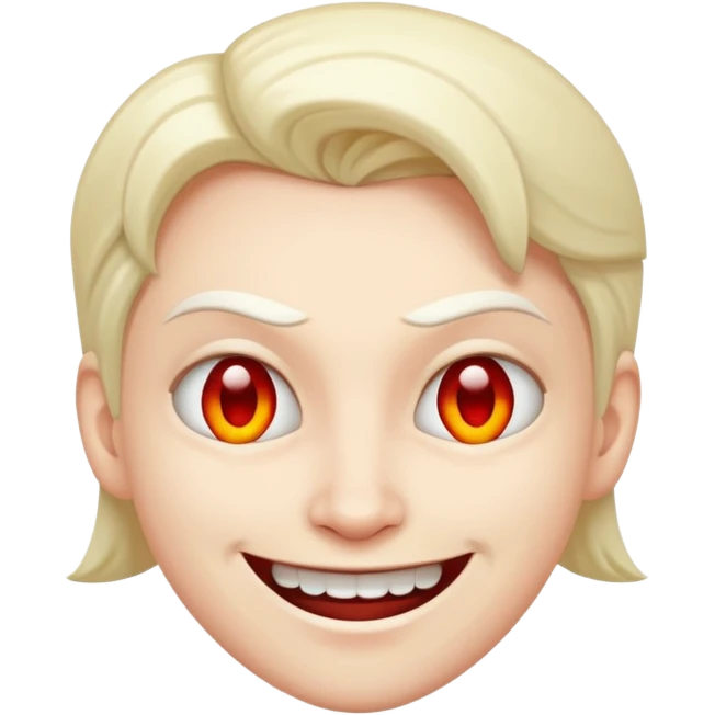 Happy evil emoji