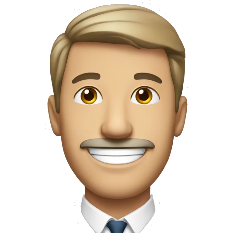 Smiling Englishman emoji