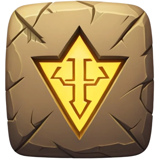 glowing rune stone emoji