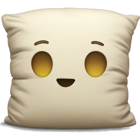 cartoon head buried in pillow emoji