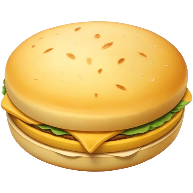 Colombian Arepa Cinematic Realistic Colombian Arepa Dish Emoji, depicted as a single, golden arepa with a crisp exterior and soft interior, rendered with lifelike textures and warm, inviting lighting. emoji