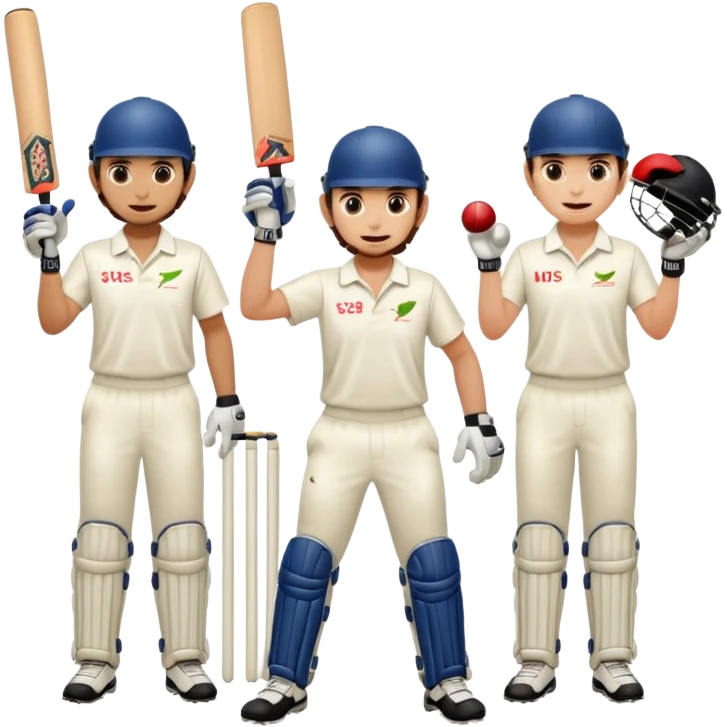 Cricketers  emoji