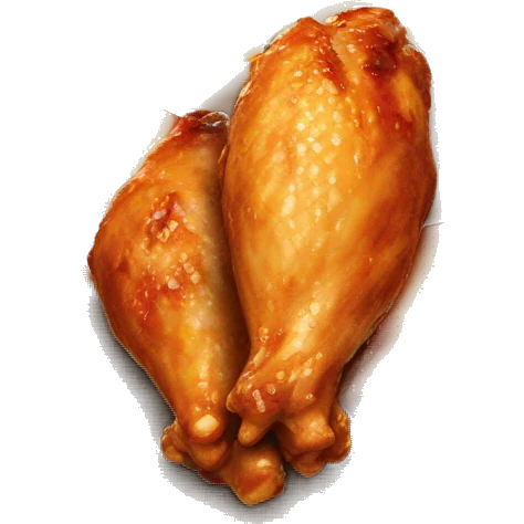 chicken wing on fire emoji