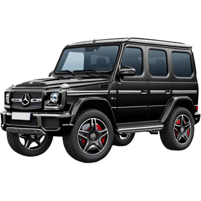 Mercedes black g63 emoji