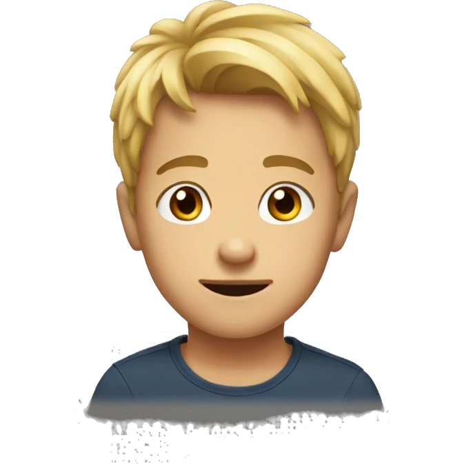 small 18 yers old kid emoji emoji
