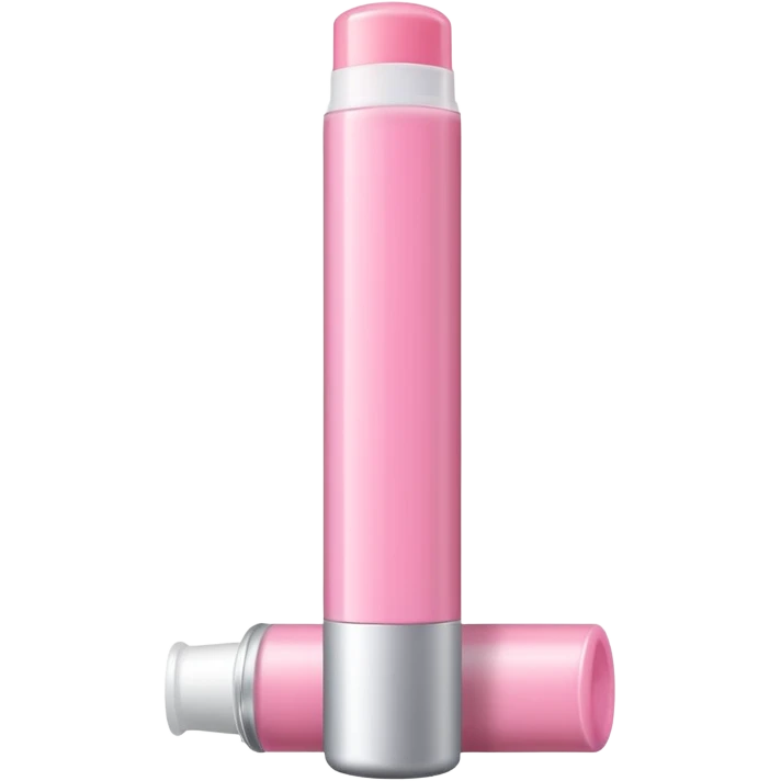 lipbalm with rose and vanilla emoji