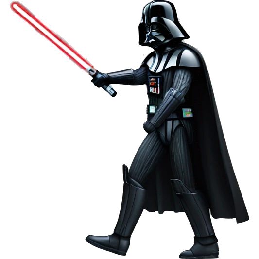 darth Vader walking left emoji