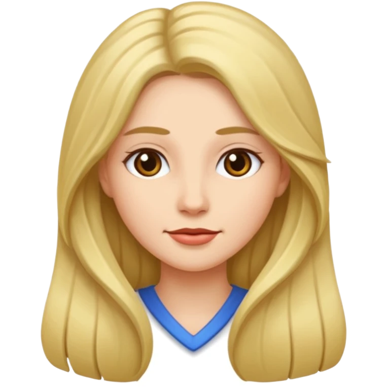 Femme cheveux longs emoji