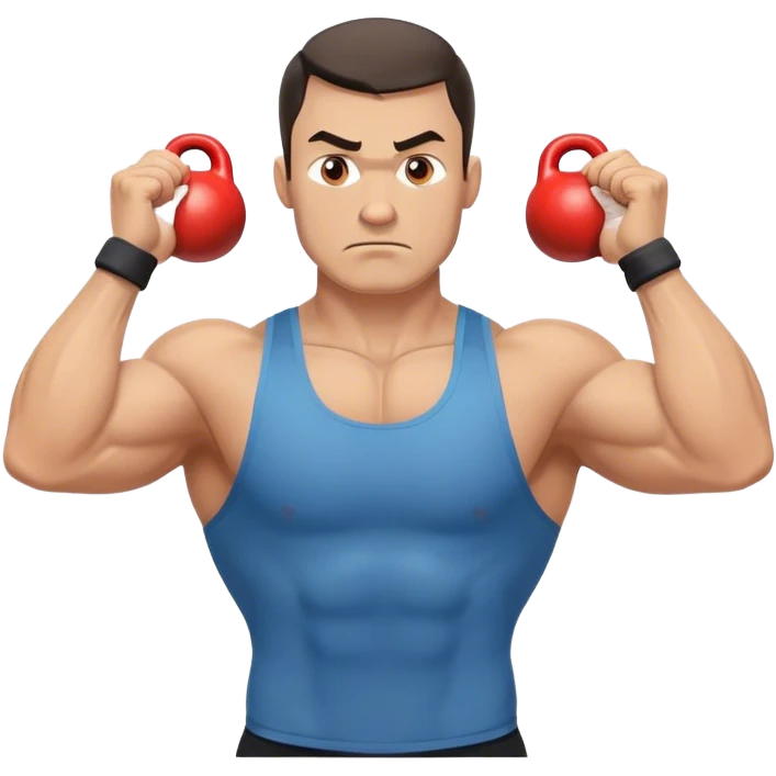 guy Kettlebell Exercises emoji