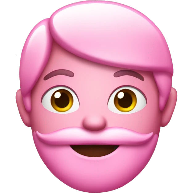 Pink merry Christmas writing  emoji