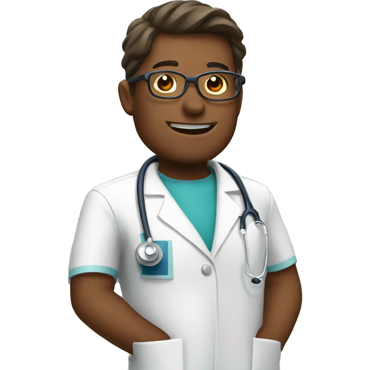 Doctor with cap emoji