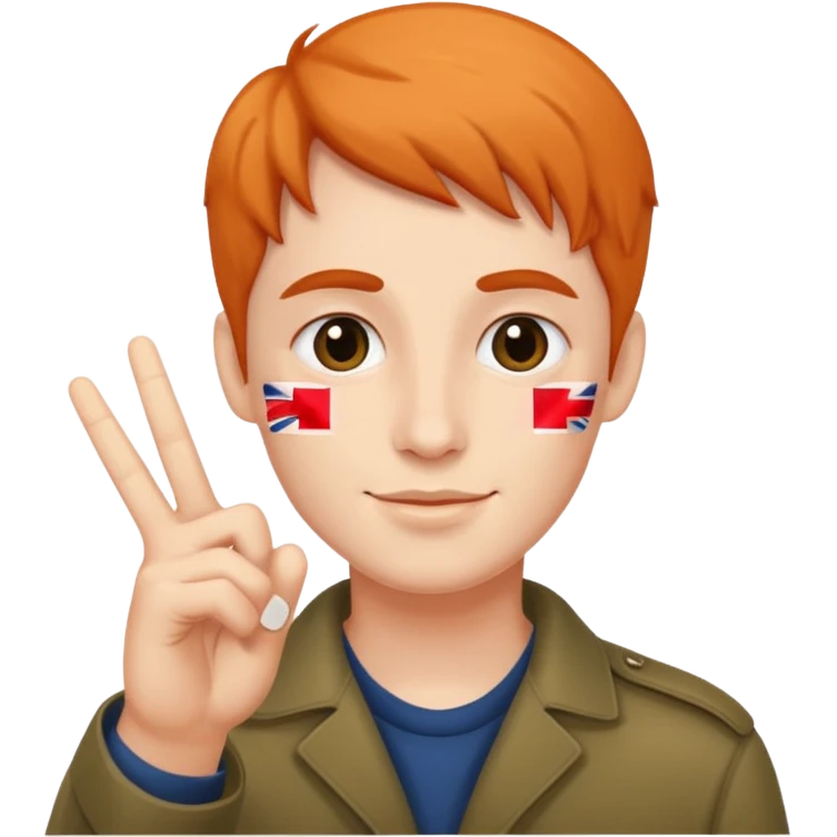 British fuck peace sign  emoji