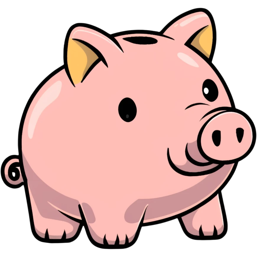 piggy bank representing savings emoji