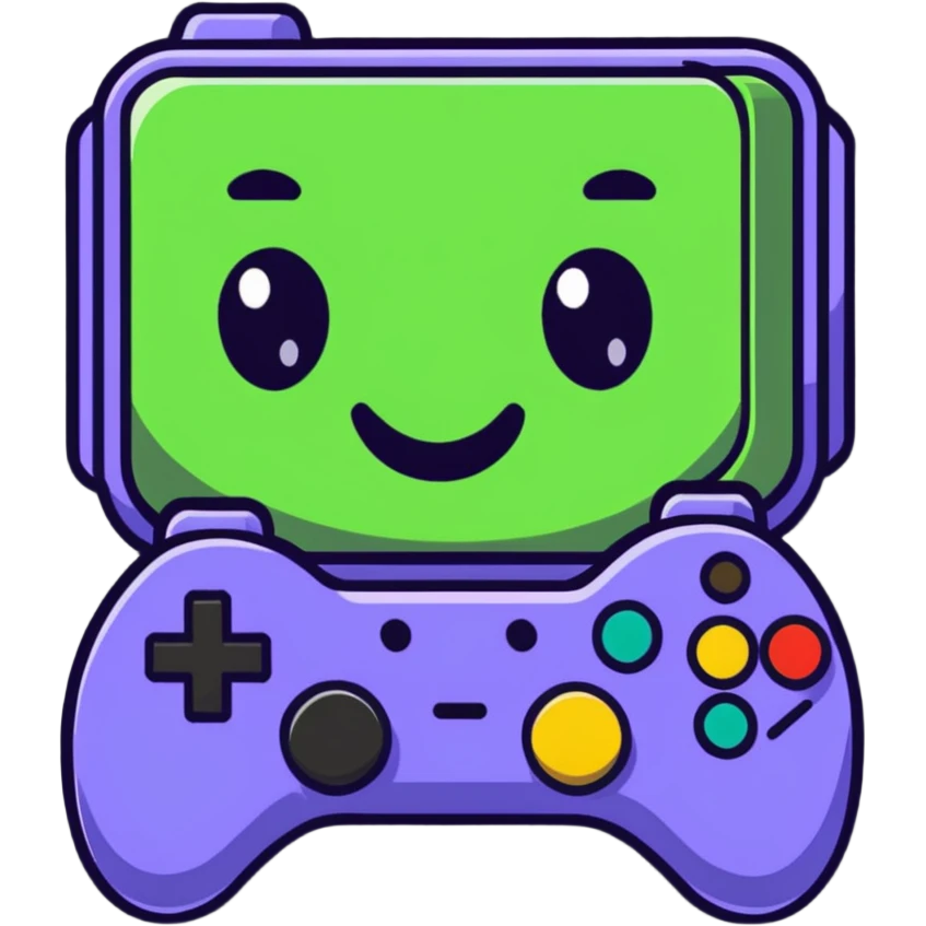 gaming emoji holding a console controller emoji