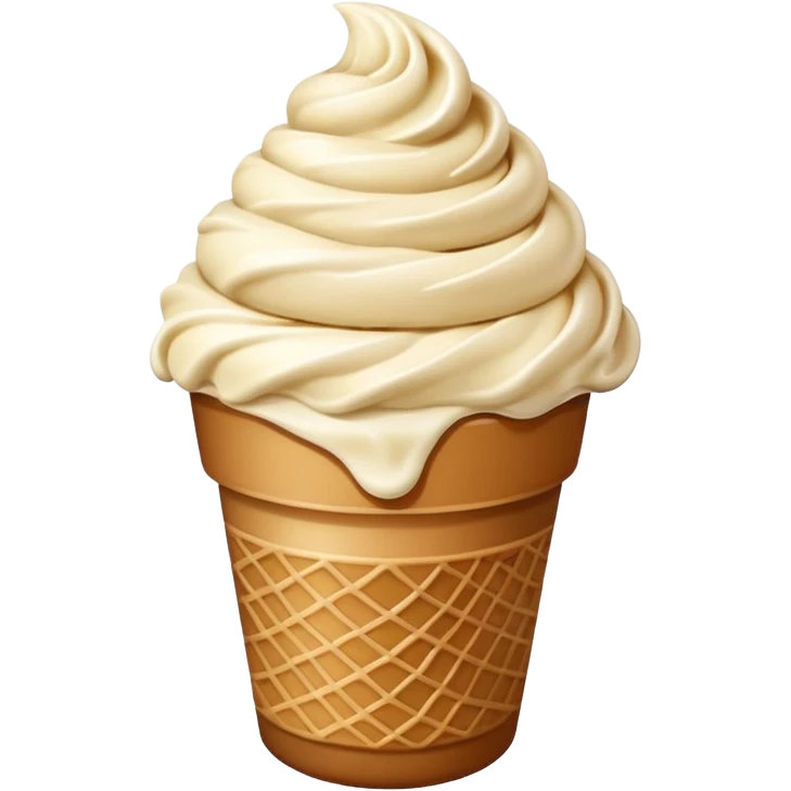 vanilla coffee christmas ice cream emoji
