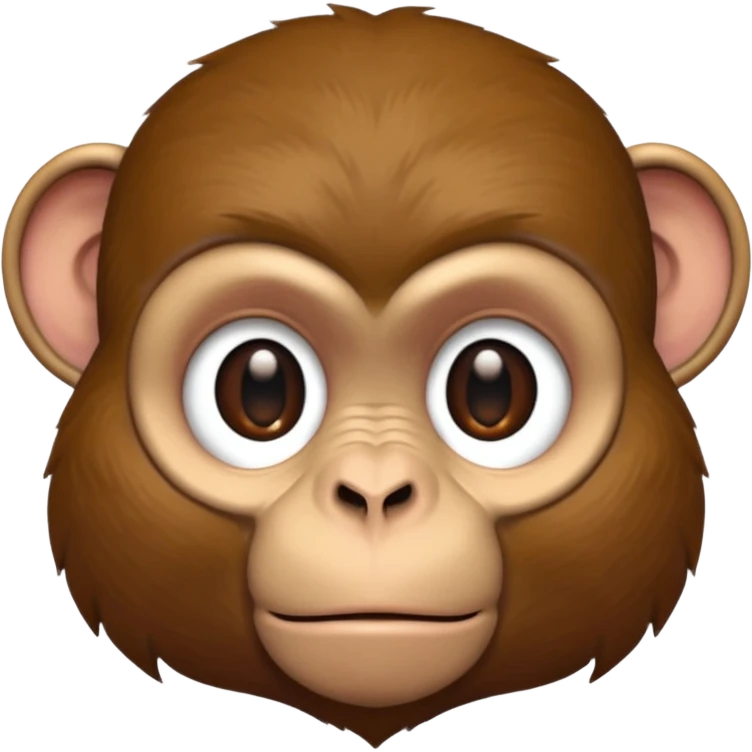 Go serious monkey emoji