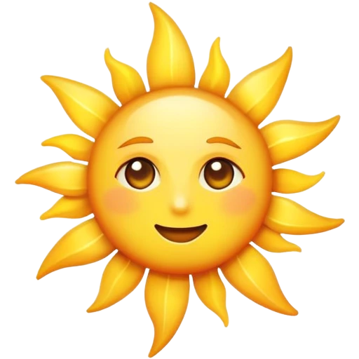 sun star space emoji