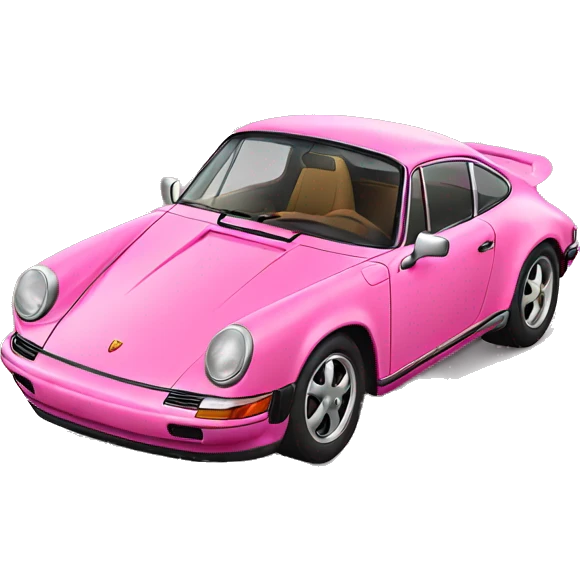 pink porsche  emoji