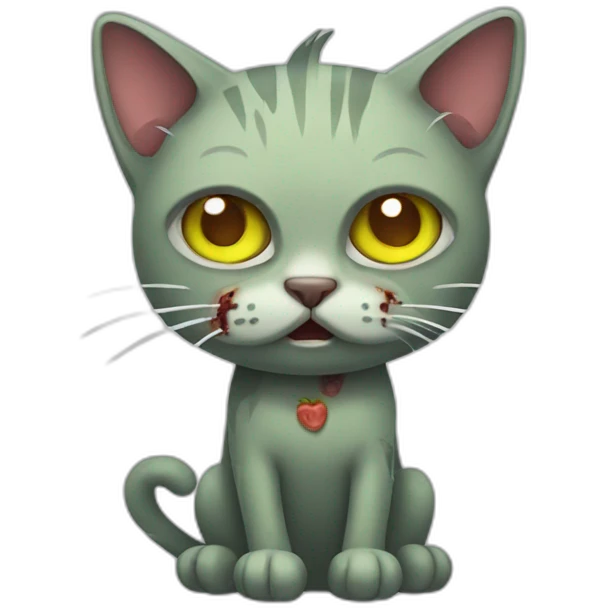 zombie cat emoji
