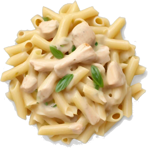 creamy chicken Alfredo pasta emoji