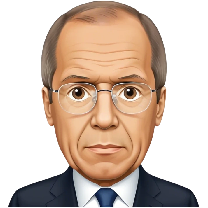 sergei lavrov photorealistic emoji