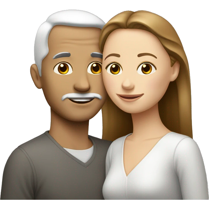 Deux personnes qui s’embrassent blanche de peau emoji