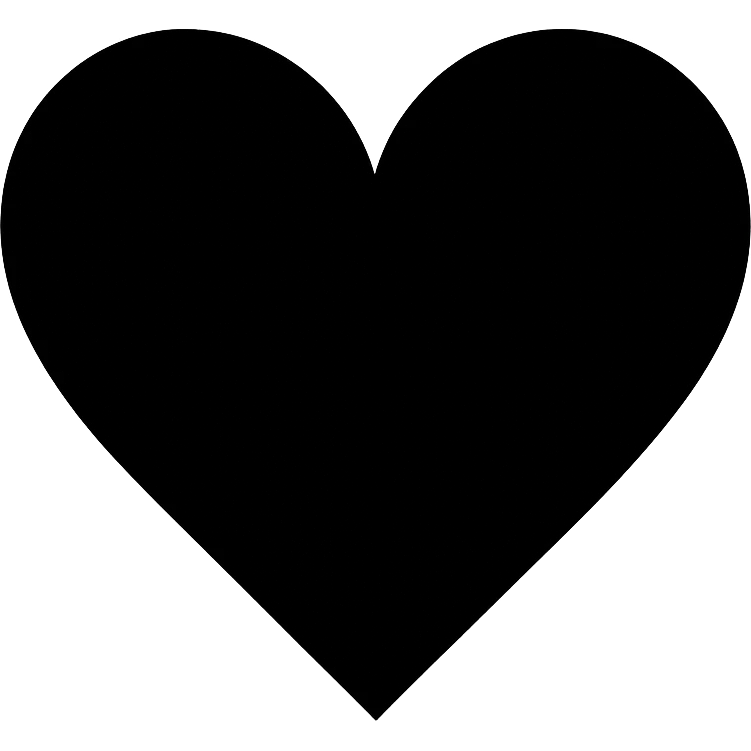 black white heart , remove background emoji