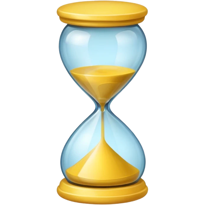 yellow Hourglasse emoji