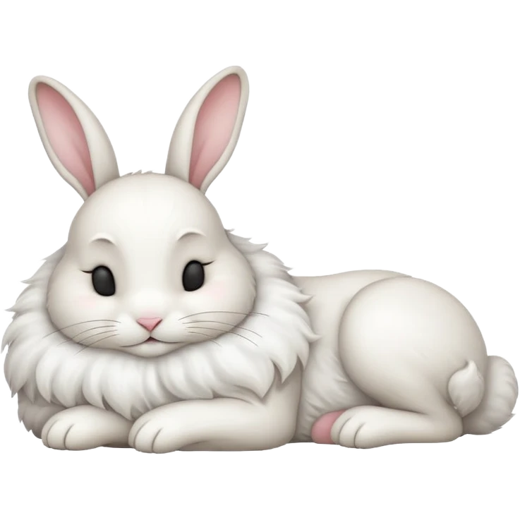 rabbit sleeping emoji