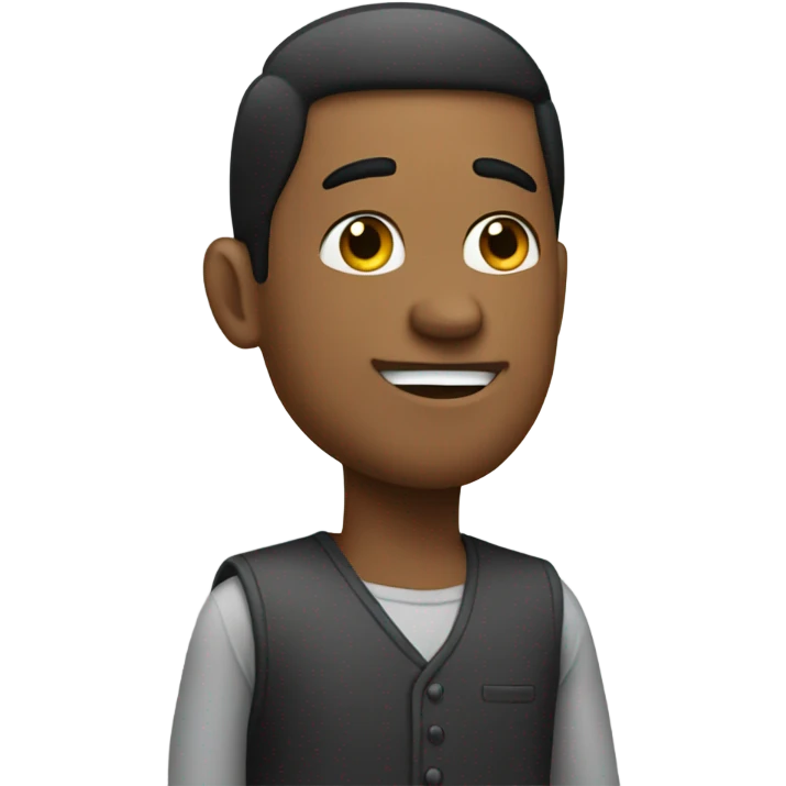 A big back person emoji